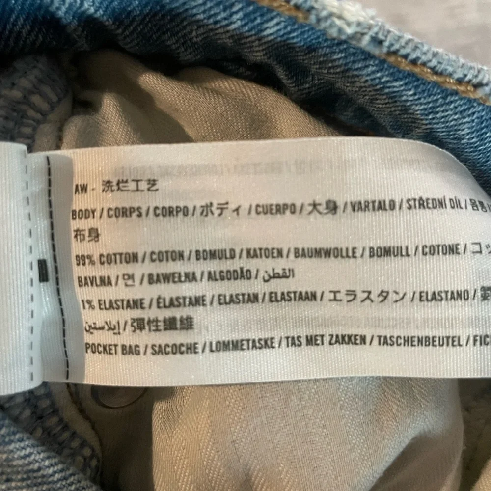 Abercrombie & Fitch Light Blue Women's Straight Leg Jeans - Picture 4 of 4